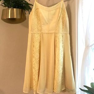 LC Lauren Conrad Light yellow dress
